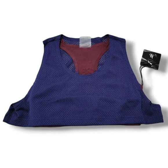 New Puma Sports Bra Size Small Puma X June Ambrose Dora Bra Crop Top Jersey Top - Picture 1 of 7